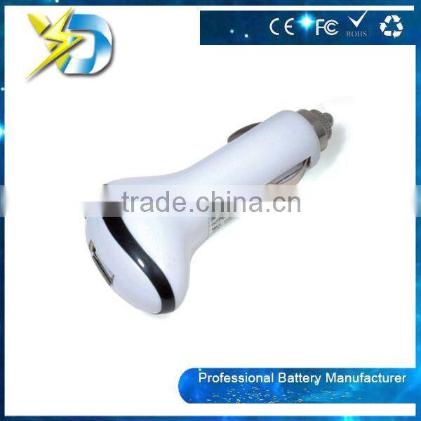 Wholesale New Charger Portable Car Adapter For iP 5 5S 6 Plus For Sam Phone Tablet