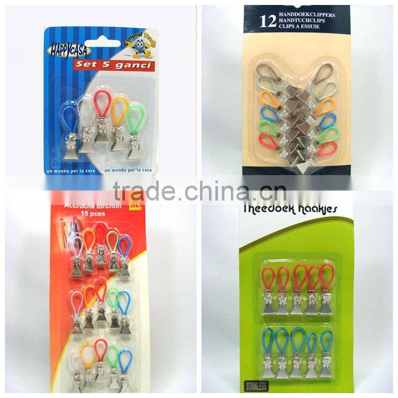 Promotional 8pc Towel Pins/washcloth clips/Handtuch clips
