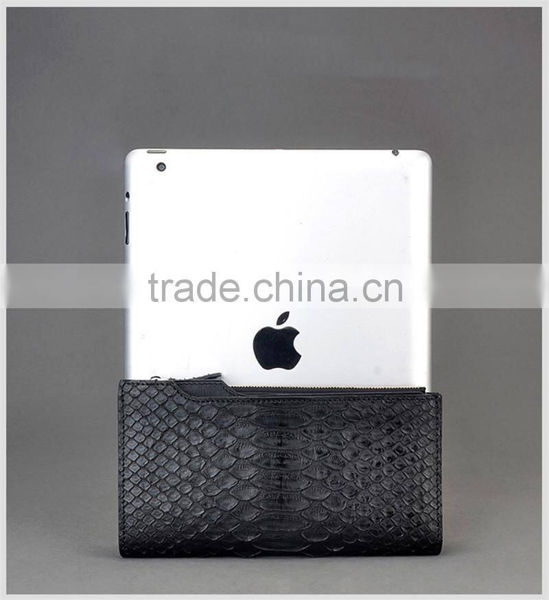 Customize Handmade Real Python Snakeskin Business Credit Card Wallet