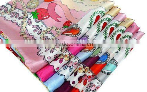 Laday's Fashion Print Customer Brand Silk Scarf