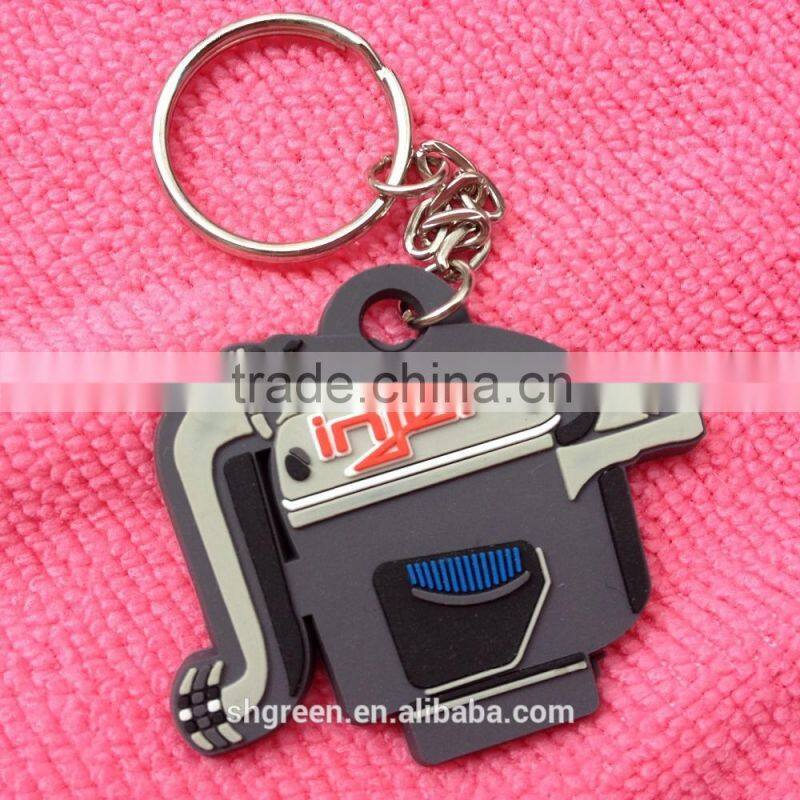Cartoon 3D silicone rubber keychain