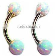 316L surgical steel spiral body piercing jewelry