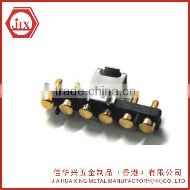 Customized 8pin probe plug type pogo pin magnetic connector, connector Probes with shrapnel