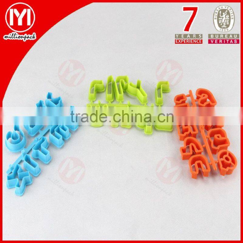 Letters shape Plastic Cookie Cutter/Moulds