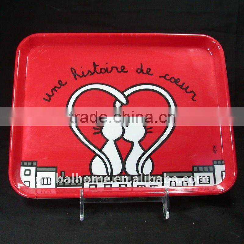 rectangle melamine tray