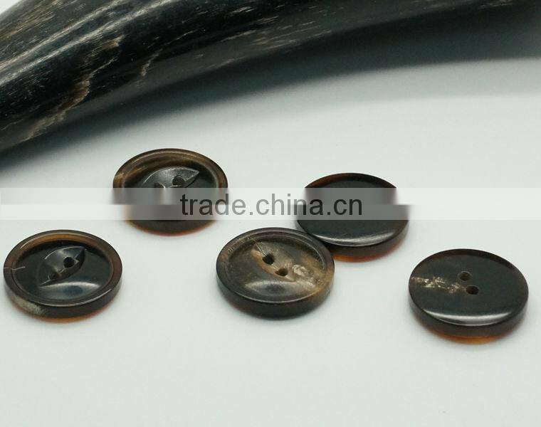 Fish Eye Horn Shirt Buttons