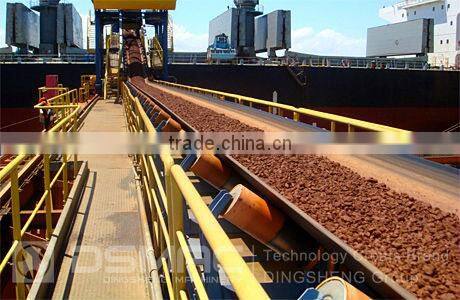 Reliable operation flat belt conveyor for mining insustry from OEM
