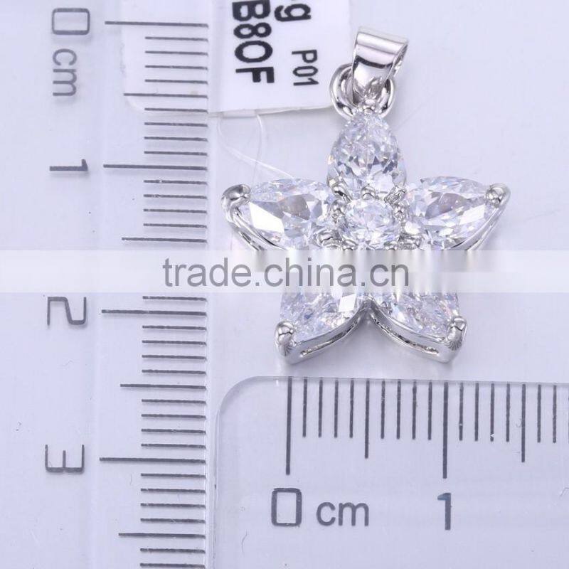 Key pendant necklace sign language wholesale hign replica jewelry manufacturer