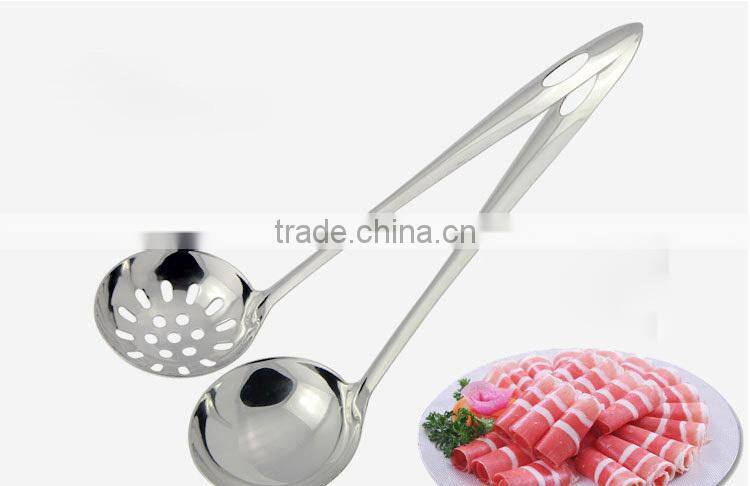 2016 highQuality korean kitchenware stainless steelkitchen tools/Hot pot spoon/strainer Customizable LOGO 1PCS S41