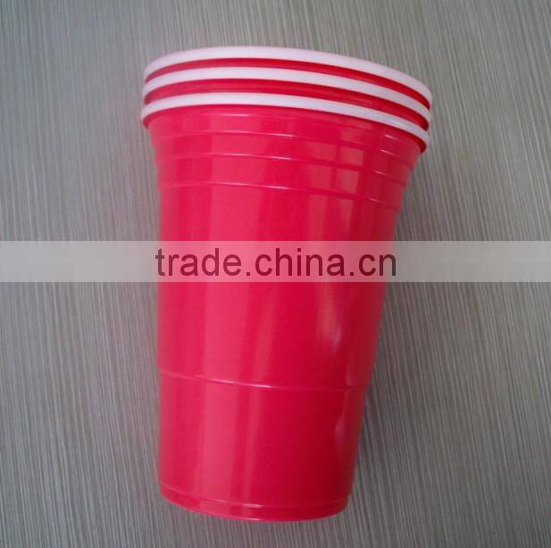 16oz cheap disposable plastic cups red plastic beer cups