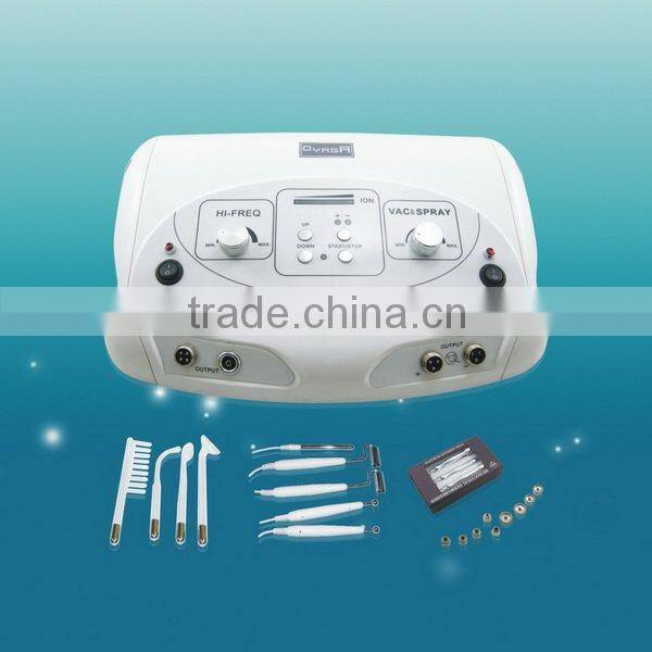 Ol-401A 3in1 Multifunctional ultrasonic high frequency spay Galvanic beauty machine