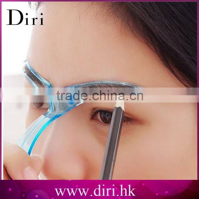 China Factory Plastic DIY Shaping Eyebrow Template, Eyebrow Shape Stencil, Makeup Grooming Tool