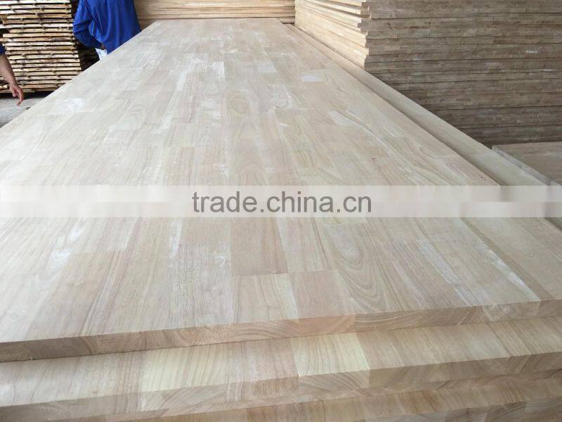 Rubber wood finger joint board/Rubber glued laminated timber