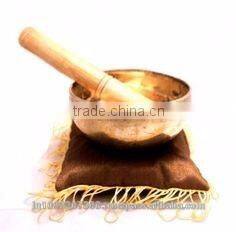 Tibetan Singing Bowls With Five Embossed Buddha 4.5 inch : From Anabia Agate Bolws