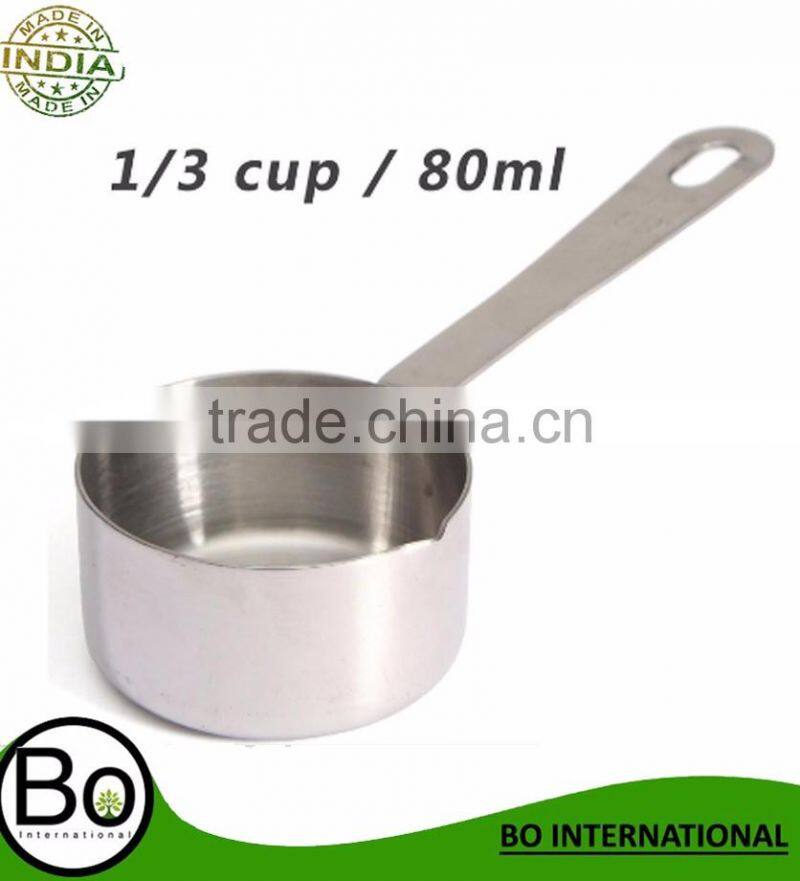 New Arrival 4pcs 1/4-1inch Stainless Steel Measuring Cups Spoon Set For Kitchen Measure Tool