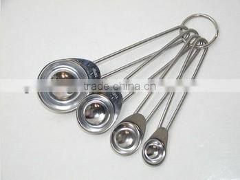 4pcs stainless steel digital measuring spoon 1.25ml,2.5ml,5ml,15ml