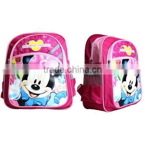 2014 fashion campus backpack, factory OEM schoolbag, polyster schoolbag(BXDXT006)