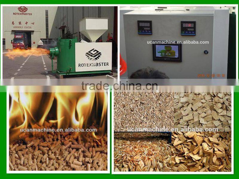 Homemade wood pellet burner for aluminium melting furnace/pellet burner controller
