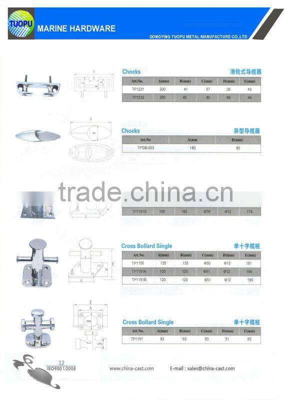 Marine Hardware Stainless Steel Skene Bow Chocks,Ship Chocks ,Rope Chock,Mooring Chock Made In China