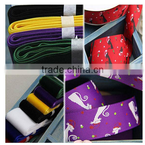 Wholesale 100% polyester double faced satin ribbon