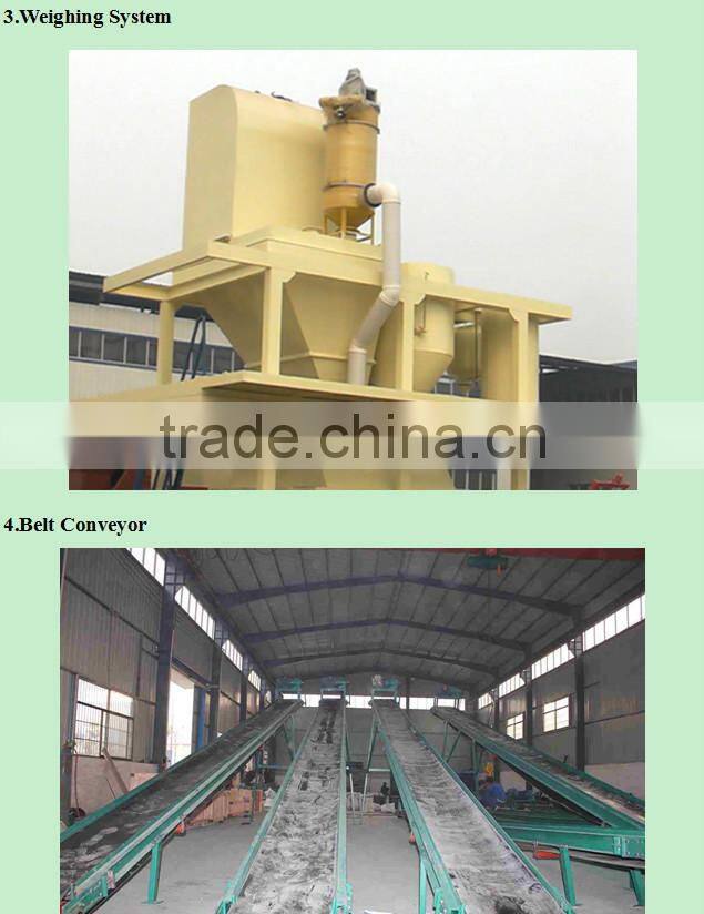 HZS60 concrete batching plant 60m3 with belt conveyor for sale