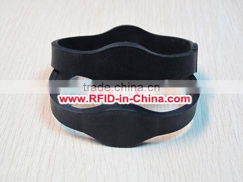 Silicon/Rubber/Plastic RFID Fundraising Bracelets with Tag-it 2048 Chip