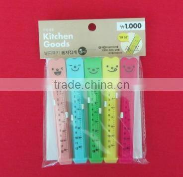 plastic bag clip with printing date