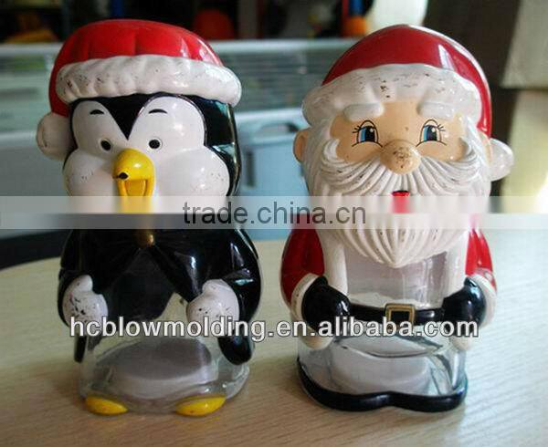 OEM Blow Molding Plastic Big Santa Claus Dolls Christmas Toys Snowman 3d Doll For Sale