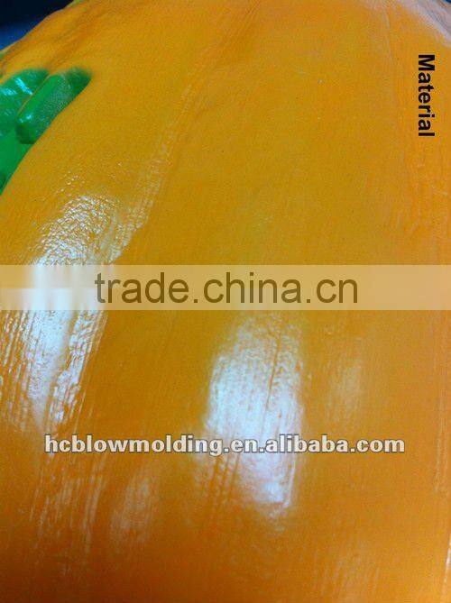 OEM blow molding halloween pumpkin plastic PE Rubber Halloween Pumpkins