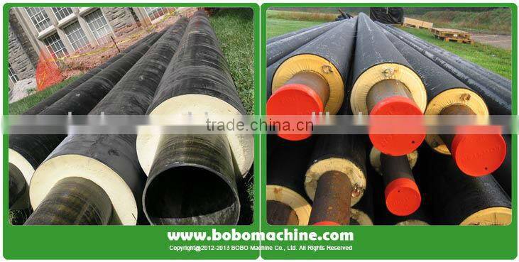 Preinsulated pipe foam injection machine