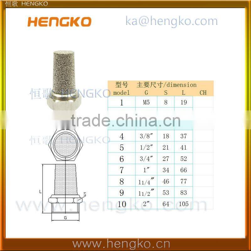 Sintered Porous Stainless Steel 316 Brass Bronze Pneumatic SMC Air Filter Regulator