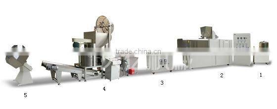 Jinan Crispy chip Fried Wheat Flour Pillow Snack food Stick Making Machine