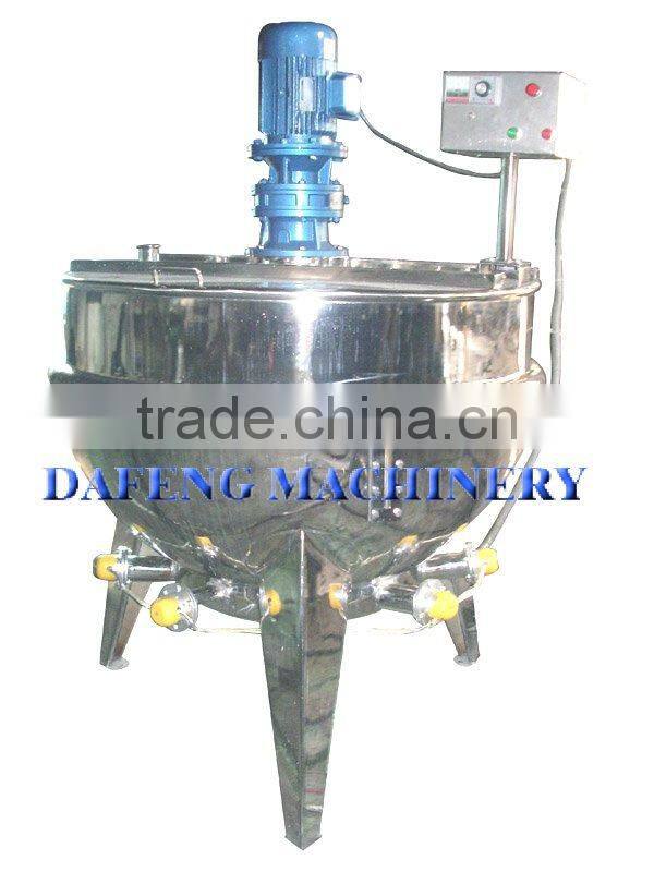 steam jacketed kettle with agitator