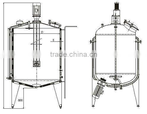 High-speed super-fine emulsification tank