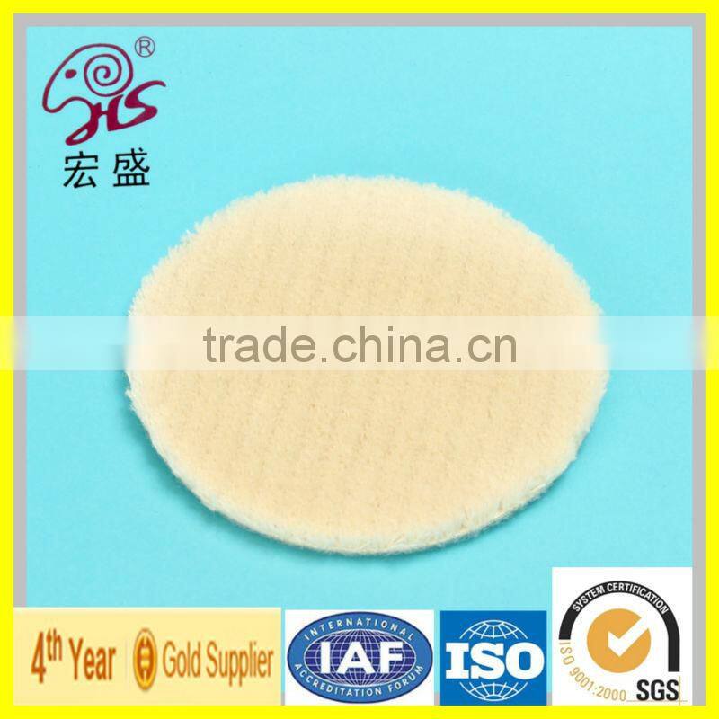 hongsheng product 100% Australian wool nylon tape Backing Diamond Polishing Pads china factory