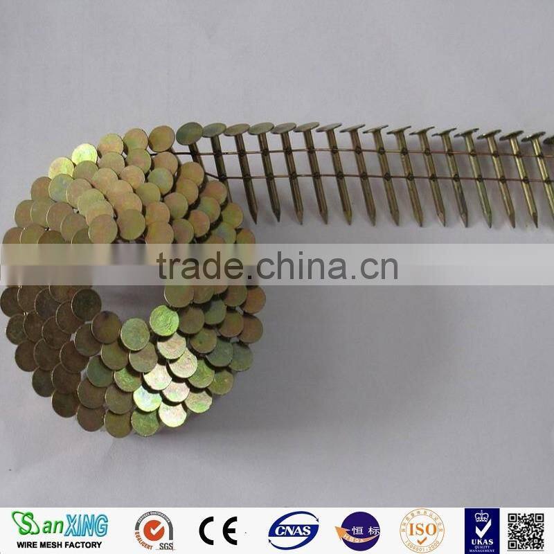 Twist Coil Nail Umbrella Head Roofing Coil Nails