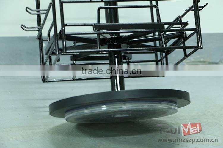 4-side metal rotating mobile phone accessory display/store furniture