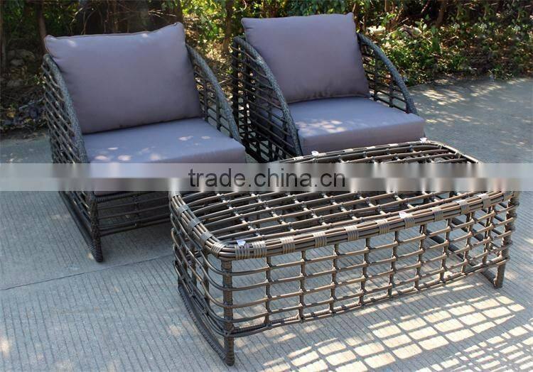 Round rattan sofa wintech wicker furniture