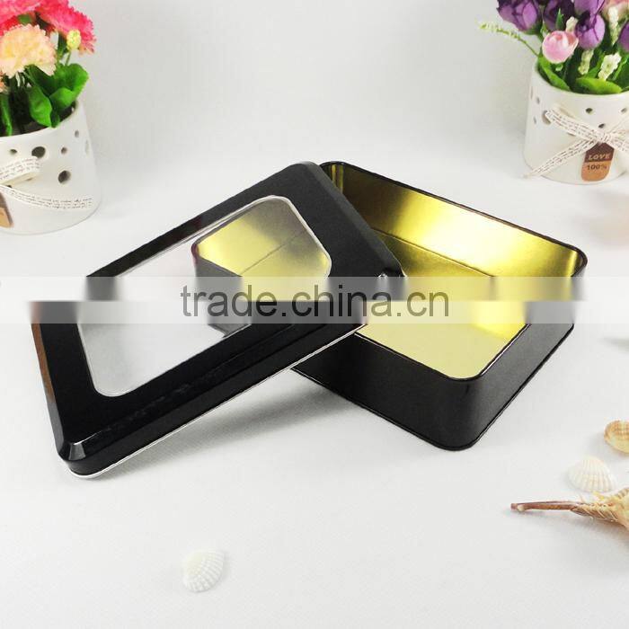 Custom rectangle shape cigarette tin case