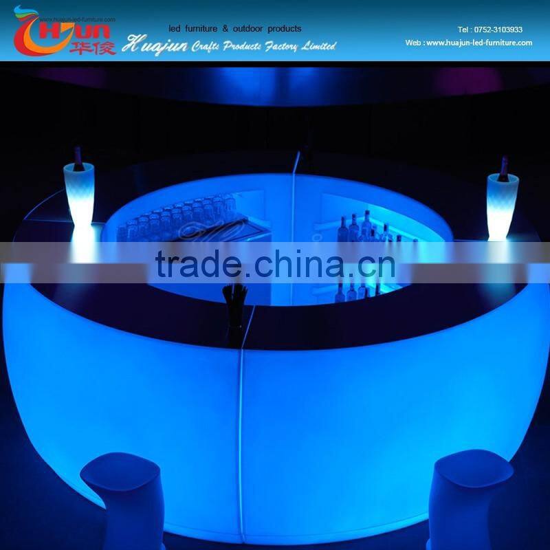 led waterproof commercial wine bar counters,illuminated coffee drink bar counter