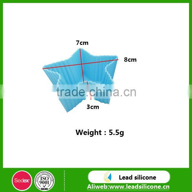 Factory price Heatproot Silicone Muffin Cups cake molds
