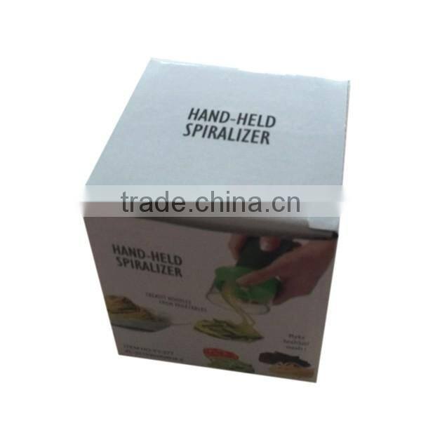 New design plastic hand-held spiralizer