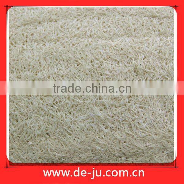 Oval Pad Green PE Mesh Natural Loofah Back Scrubber