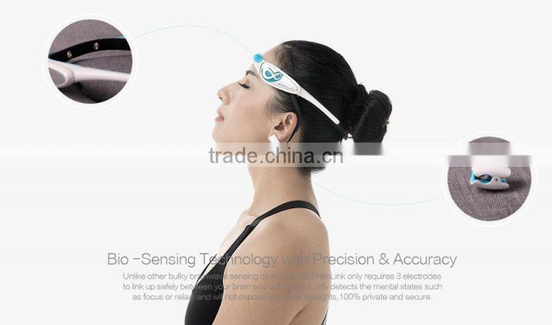 2016 Hot-selling Multi-function Brainwave Head Massager Personal Portable Brainwave Sersor Headband Bluetooth Brainwave Sensor