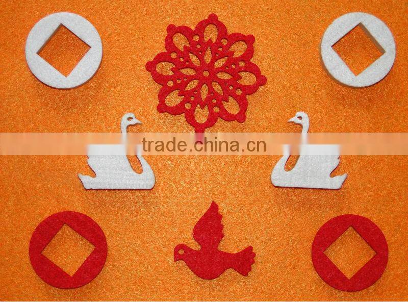 HOT! 100% colorful acrylic felt nonwoven