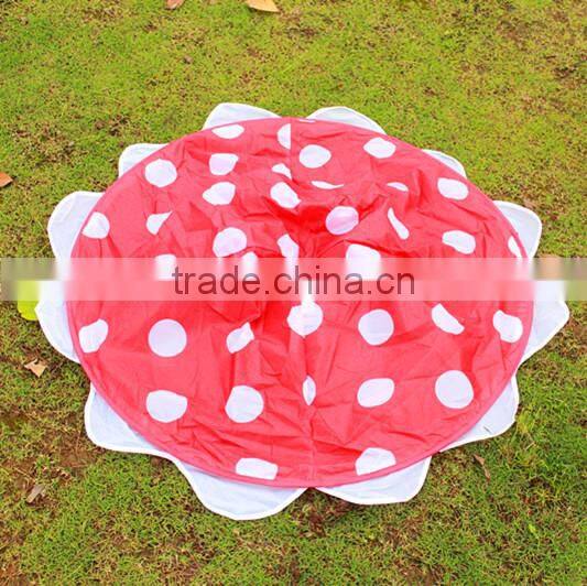 Lovely folding mushroom play tent foldable tent for kids