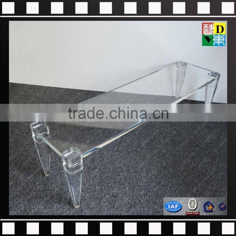 Wholesale home acrylic furniture acrylic leg sofa bench from shenzhen yidong