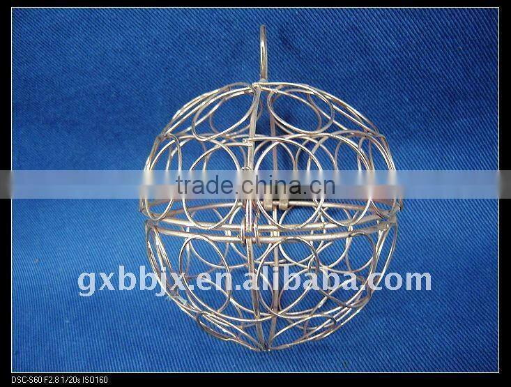 Cuprous iron decorative crafting ball set of two