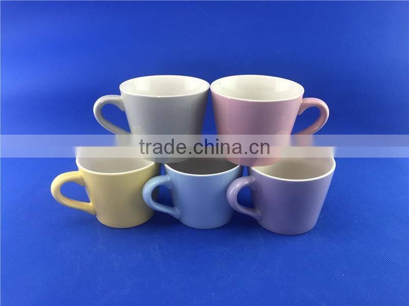 colorful coffee mugs