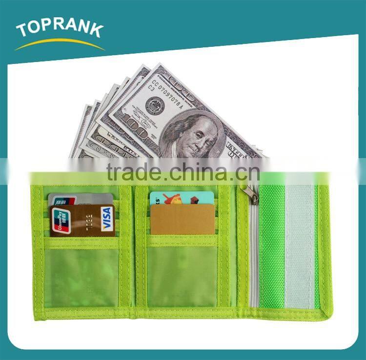 Toprank Best Selling Multifunctional RFID Blocking Sleeve Travel Wallet Bank/ID Card Holder RFID Blocking Wallet